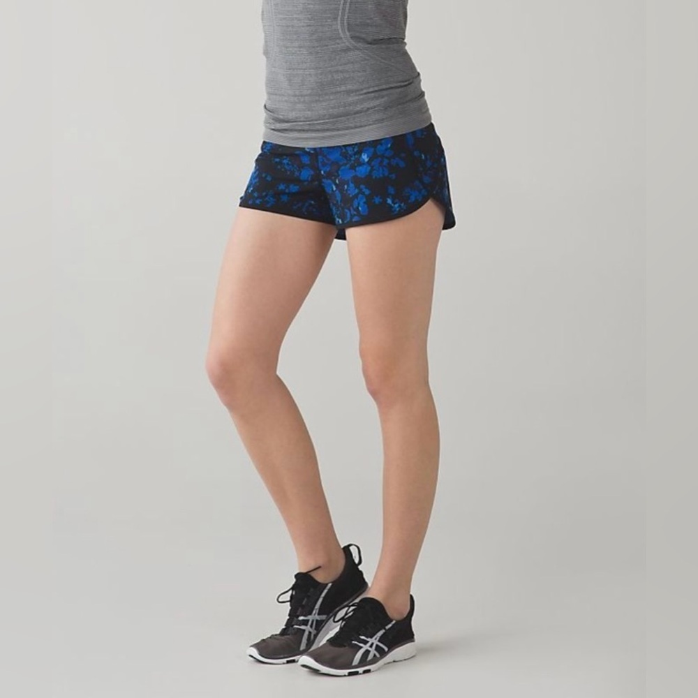 Lululemon Speed Up Shorts Womens Running Stretch Lined Black 2.5" Active Sz 8 - Picture 2 of 16
